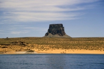 Seltsamer Stein am Lake Powell
