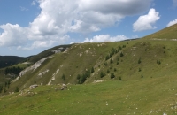 Karge Landschaft an der Nockalmstrasse
