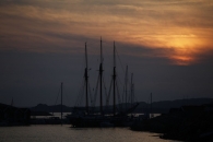 Sonnenuntergang Hälleviksstrand