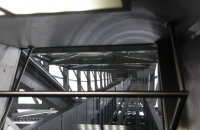 Blick aus dem Schrägaufzug zur Plattform