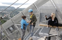 Eine Wagemutige macht sich bereit