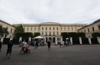 Das königliche Schloss von hinten