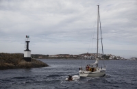 Segelboot vor Käringön