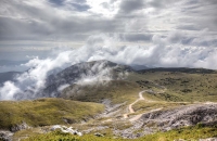 Blick zurück auf den Weg