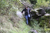 Abenteuerlicher Abstieg