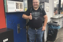 Ich vor Photoautomat