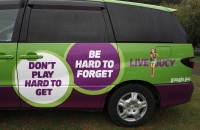 Banner auf meinem Camper