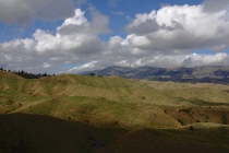 Landschaft mit Wolkenstimmung