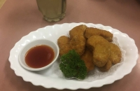 Vegetarische Nuggets als Vorspeise