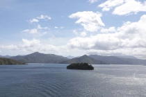 Wolkenstimmung über dem Sound