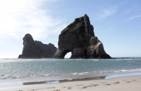 Wharariki Beach