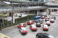 Viele Taxis unterwegs