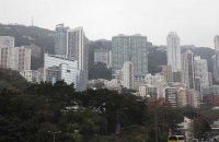 Wohnbauten nahe des Peak