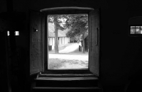 Blick aus einem Preßhaus