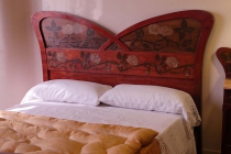 Bett in der Casa Milà