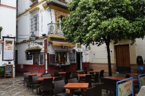 Nettes, kleines Restaurant im Viertel Santa Cruz