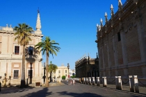 Mauern der Kathedrale von Sevilla