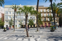 Platz in Cádiz